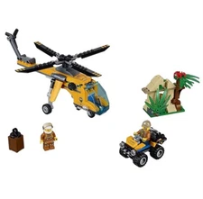 LEGO City Jungle Explorers Jungle Cargo Helicopter 60158 *COMPLETE* NO BOX