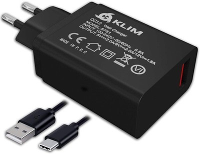 KLIM Fast Charger Fast Charger USB C Cable 2 m PLUS 10 W USB Charging Port