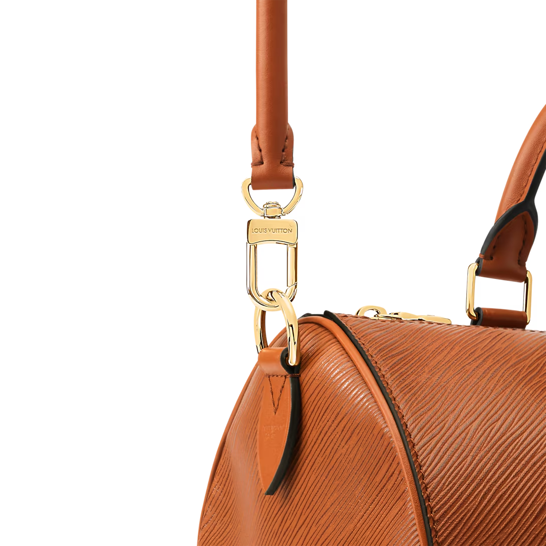 NEW Louis Vuitton Epi Speedy Soft 30 Leather Shoulder Bag Brown