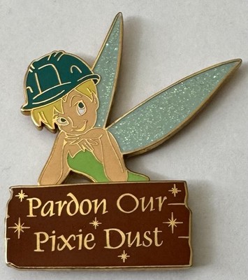 Disney Imagineering WDI Pardon Our Pixie Dust Tinker Bell Construction LE Pin
