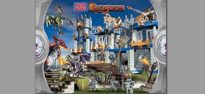 Mega Bloks Dragons Battlestorm Castle 96001 Near Complete With Instruction Book