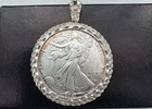 2021 American silver Eagle With Bezel