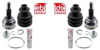 2X Febi Bilstein Gelenksatz Antriebswelle Vorne Links Rechts FüR CitroëN C2 Jm_