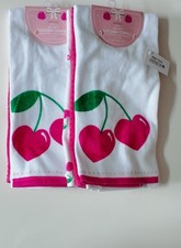 Envogue Valentines Day Kitchen Towels 100 Cotton 2pk 2 sets Pink Velour Hearts