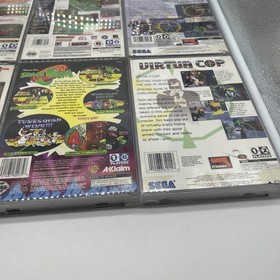 Sega Saturn Game Lot 10 Games In Total All Discs Great Shape! Boxes Have Wear!