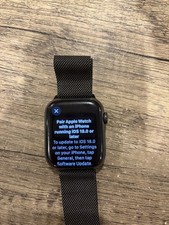 Apple Watch Series 7 45mm Black Stainless Steel GPS Smartwatch 32GB