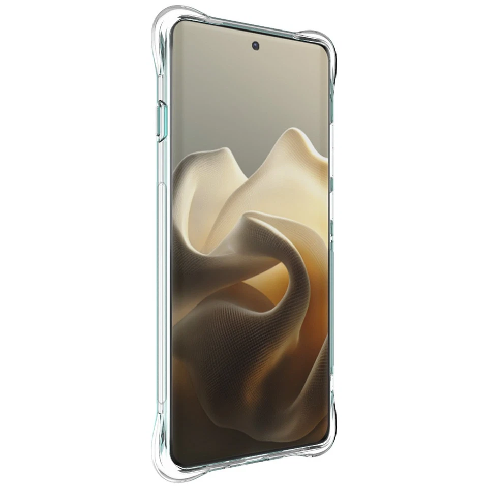 Funda blanda antigotas TPU transparente/mate sensación arenosa para Moto Edge 60 Pro Imak Airbag Foto 2 de 4