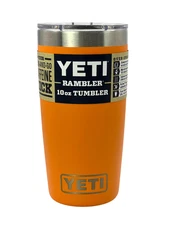 YETI Rambler 10 oz Tumbler King Crab Orange - Retired Discontinued Design