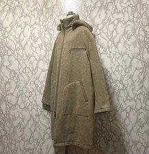 YOHJI YAMAMOTO DESIGNER HOODIE LONG COAT MEN COLOR MULTICOLOR WOOL SIZE M USED