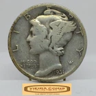1931-D Mercury Silver Dime - #C59981NQ