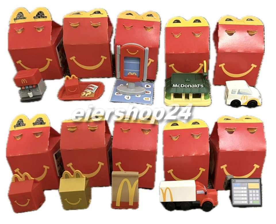 MCDONALD'S NEU Komplettsatz LITTLE MC DONALDS alle 10 Spielzeuge HAPPY MEAL 2025 unbespielt