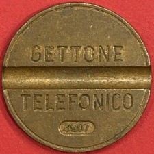 Gettone Telefonico 6907 SIP Telefono Pubblico Vintage Italia • BB