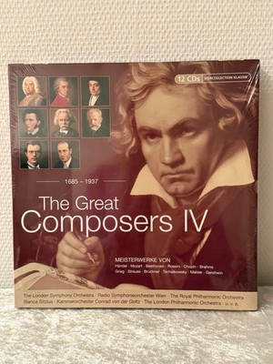 The Great Composers IV 1685 - 1937 (12 CDs)Mozart,Händel,Chopin,Brahms - NEU+OVP