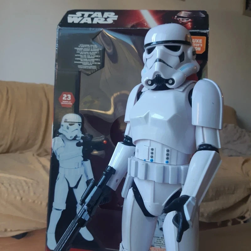 Figurine star wars disney edition deluxe stormtrooper animatronic 45 cm effet so - Photo 2/4