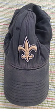 Fan Favorite New Orleans Saints NFL Logo Cap Adult Adjustable Black Hat Crusty