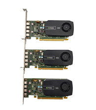 LOT OF 3 NVIDIA QUADRO NVS 510 2GB VRAM 4x Mini DisplayPort Video Card