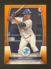 Kenta Bright 2023 Bowman NPB Orange Parallel /25 Dragons 114