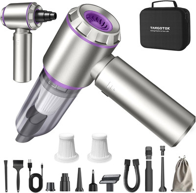 80,000RPM Cordless Car Vacuum & Air Duster 4-In-1 High Power 20000PA Handheld Bl