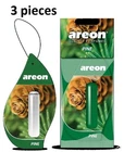 3 x Areon Liquid 5ml. Pine Car Aroma Perfume Tree Air Freshener Fragrance Scent