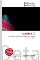 Lambert M. Surhone (U. A.) | Ragtime (I) | Taschenbuch | Englisch (2026)