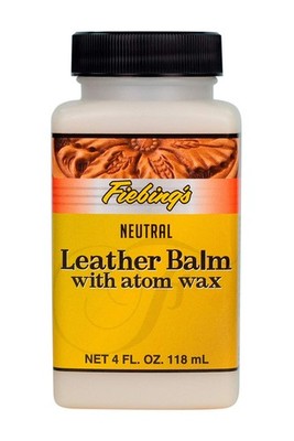 Leather Balm With Atom Wax Neutral 4 OZ Conditioner For Leather Craft Care