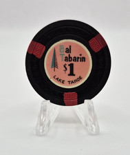 Bal Tabarin Casino Lake Tahoe Nevada 1958 $1 Casino Chip N4941