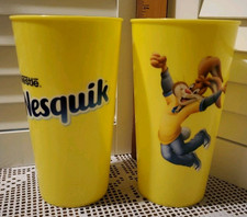 Vtg Nestle Nesquik Tumbler Cups Yellow Bunny ...