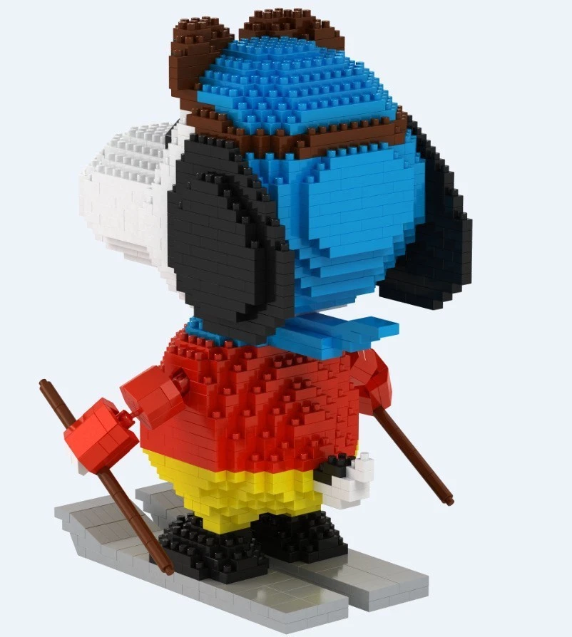 Набор волшебных мини-блоков Snoopy 1180 шт. сложные игровые блоки подарок - Изображение 3 из 4