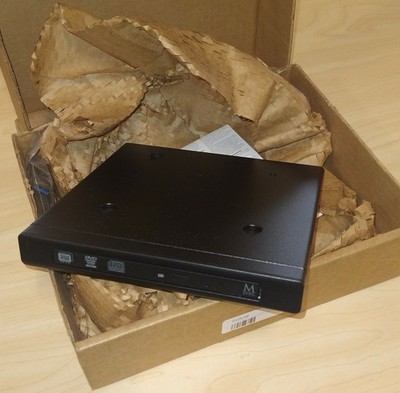 HP 801433-002 Desktop Mini DVDRW SM USB EXT Drive W/ 3ft Cable for