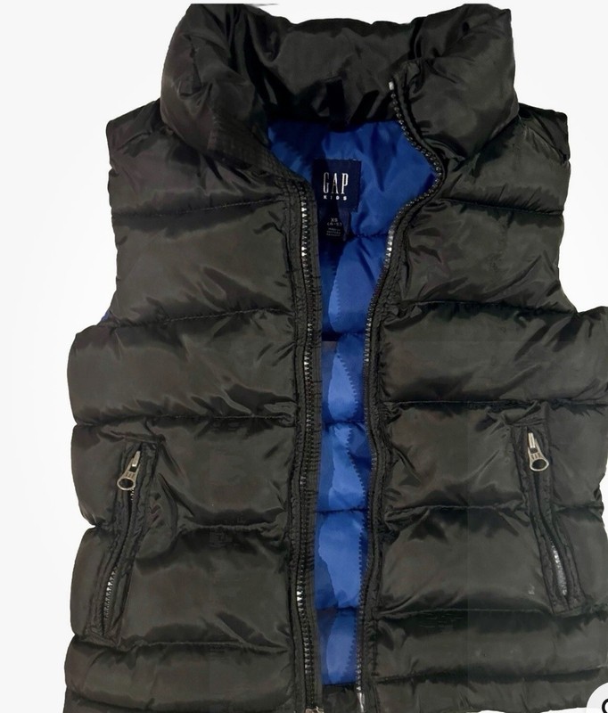 Baby Gap Cold Control Max Vest 4-5 Black Puffer Lightweight Pristine Kids
