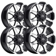 Set-4 Vision 413 Valor 16x6.5 5x160 45mm Blackmachined Wheels Rims 16 Inch Set-4 Vision 413 Valor 16x6.5 5x160 45mm Blackmachined Wheels Rims 16 Inch