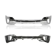  Front Bumper Face Bar with Sensor and Fog Light Holes, For Silverado 1500
