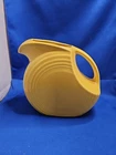 Vintage Fiesta Yellow 7.25" Disc Pitcher Marked fiesta Made in USA