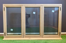 Image of Hardwood Timber Window Oak Triple Casement Flat Pack Self Assembly Unassembled