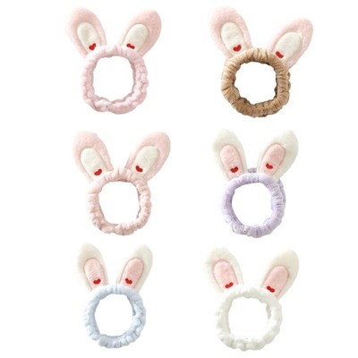 Cartoon Shape Washing Face Hair Holder Soft Headband Women Fashion