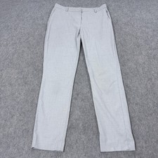 H M Slim-Fit Casual Trousers Pants Women's Size US 8 Actual Fit 32.5x29.5 Gray