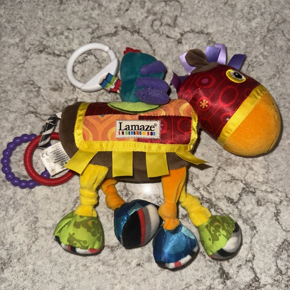 Lamaze Baby Sir Prance Lote Caballo Caballero 9 en Peluche Sonajero Eslabón Juguete para la Dentición Foto 2 de 4