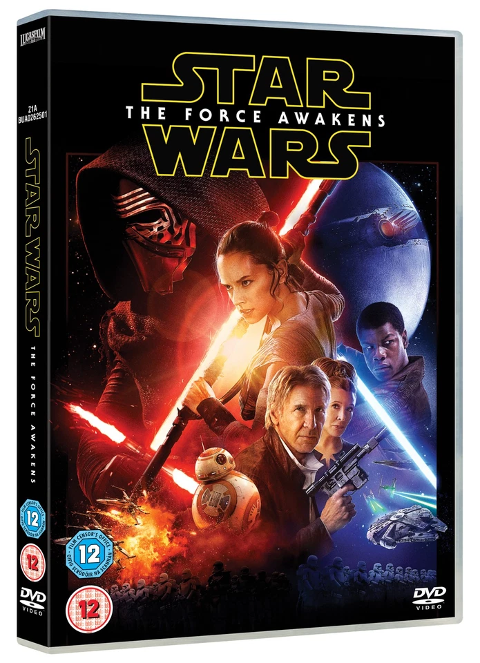 Star Wars: The Force Awakens (DVD) Domhnall Gleeson Oscar Isaac (UK IMPORT) - Image 2 of 4
