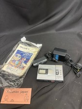 Sony MZ R30 Portable MiniDisc Recorder MD Player Recorder with AC Adapter Tested