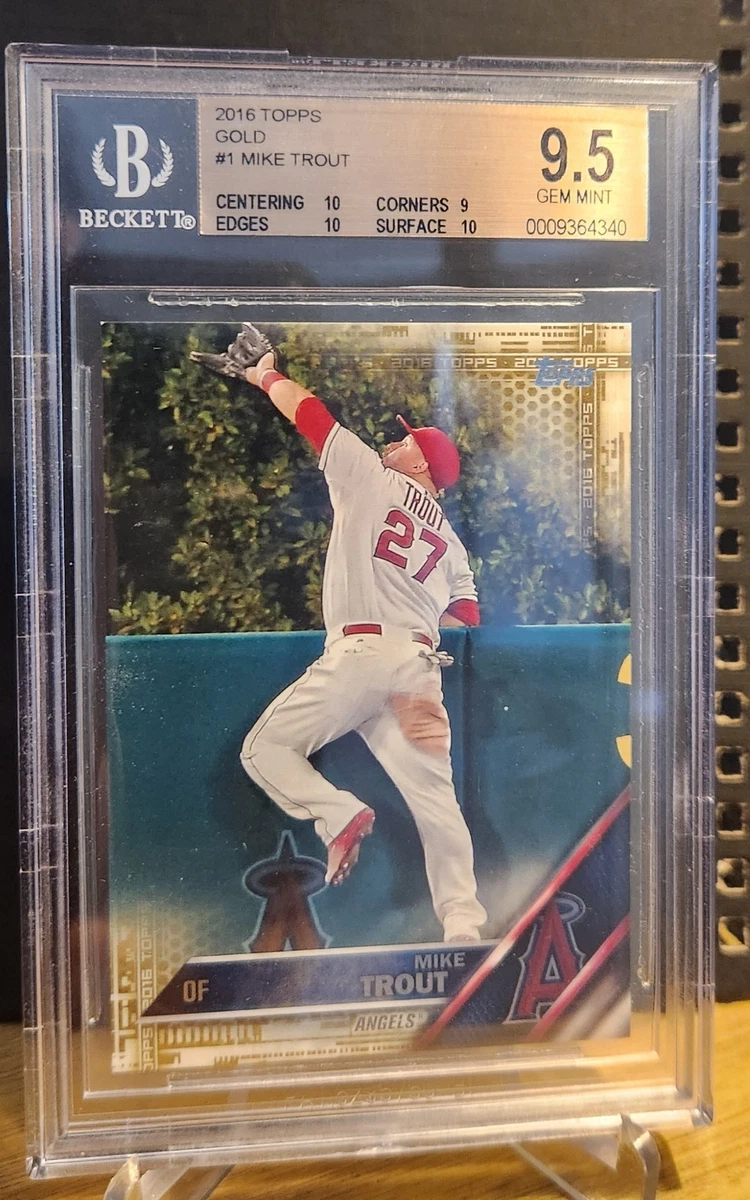 Topps Mike Trout 2016 Season Baseball Sports Trading Cards