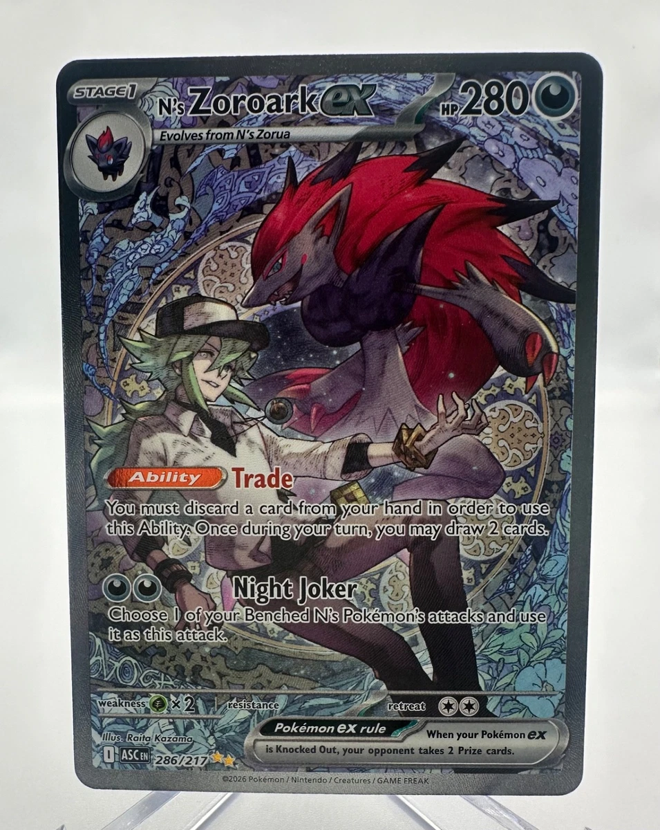 Preços baixos em Cartões TCG de Pokémon N's Zoroark Ex | eBay