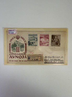 1953 Yugoslavia FDC   10th Anniversary of 2nd AVNOJ Session   Tito Commemorative