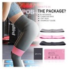 New Hosetop FABRIC RESISTANCE BANDS 3pk Exercise Fitness Black Pink Grey ~L@@K! — photo 3