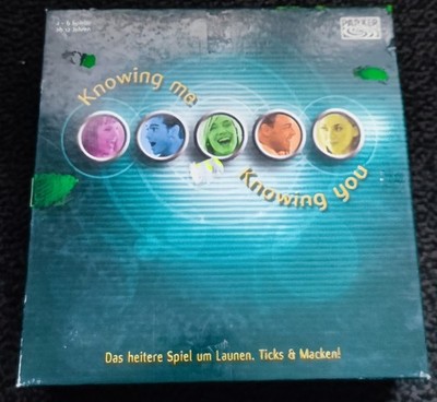 Knowing me Knowing you von Parker/Hasbro 2002 Das heitere Spiel für 2-6 Personen