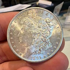 1891-S Morgan Silver Dollar - GEM BU - Cartwheels! - Key Date - No Reserve MS+