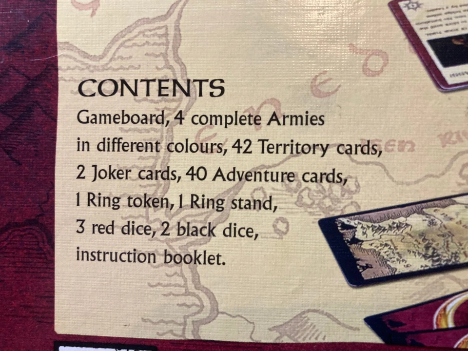 Juego de mesa Lord of the Rings Risk 2002 Parker Foto 4 de 4