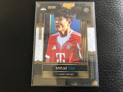Topps Deko Kim Bayern München Current Stars Insert 6/99 Numbered Card