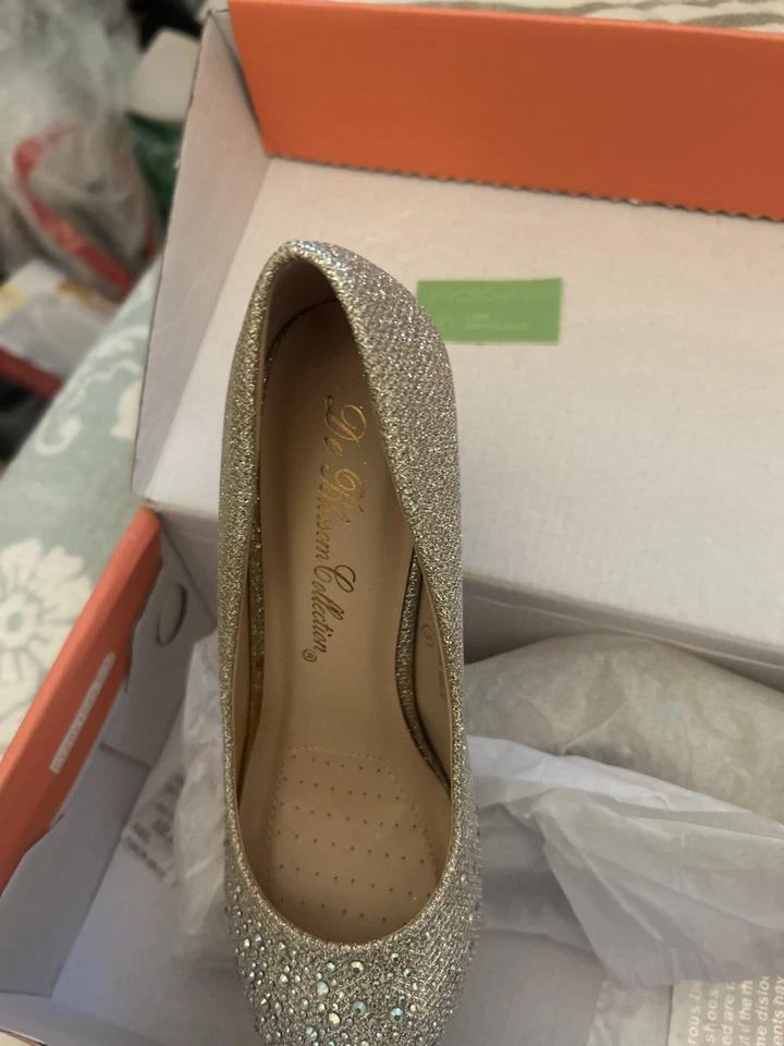 Sapatos sociais femininos salto gatinho tamanho 5 biqueira redonda - Imagem 2 de 4