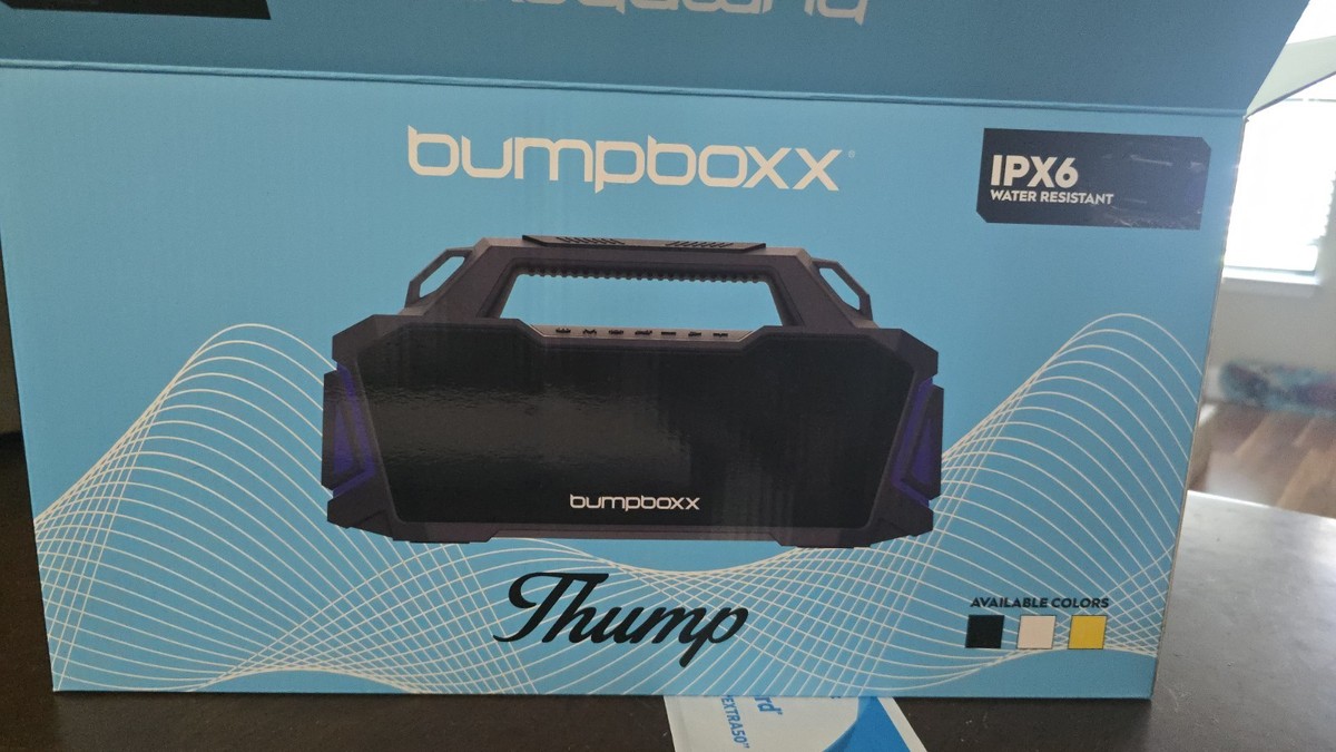 Monster Energy Authentic BUMPBOXX Thump Black Speaker Bluetooth