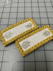 1885 Span Am Lt. Col., U.S. Infantry Shoulder Boards Insignia, White -rare, NEW
